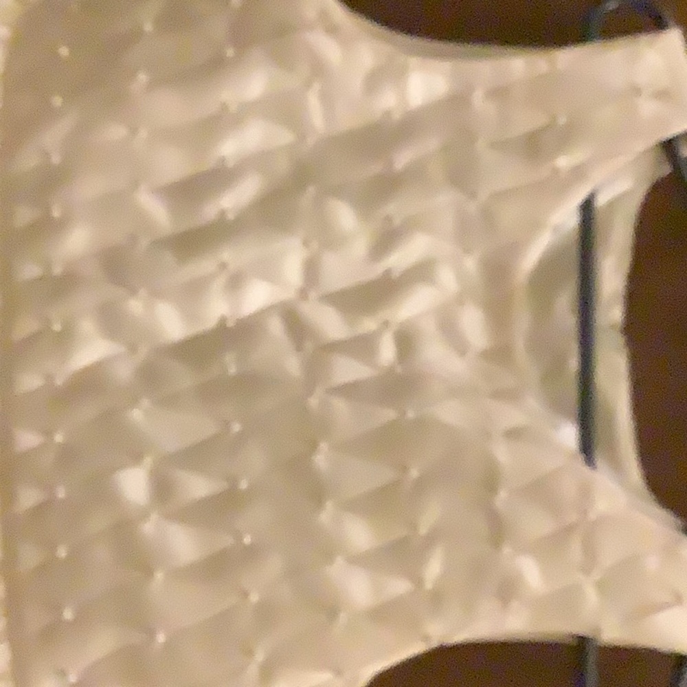 White beaded dress